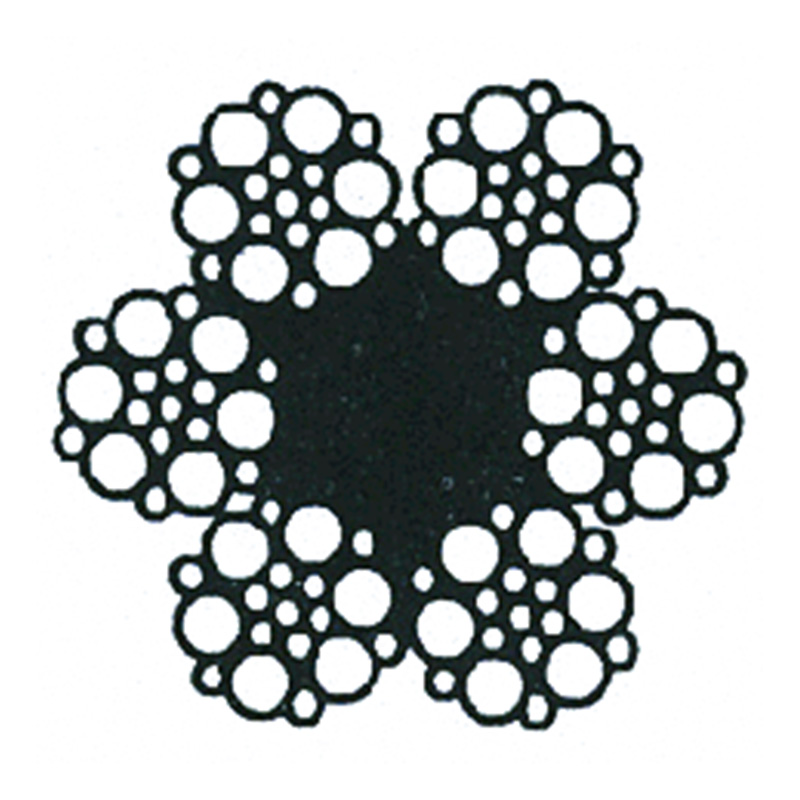 6 by 19 Line Contacted Wire Rope-Wanington(Bright and Calvaized)