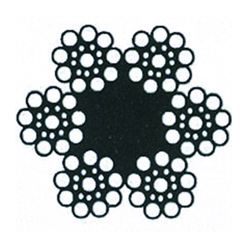 8 x (19) Line Contacted Wire Rope-Wanington (Bright and Calvaized)