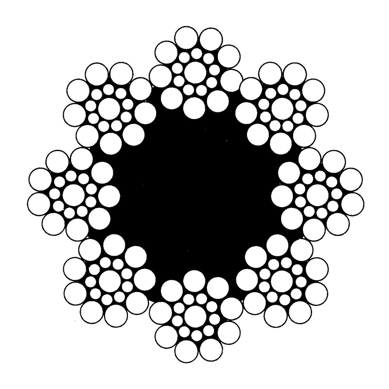 DIN3062 8x19(S)+FC, 8x19(S)+IWRC