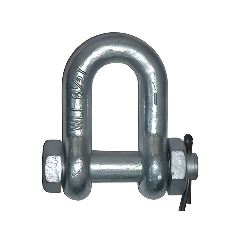 Hot Dip Galvanized Drop Forged Safety Pin Chain Shackle