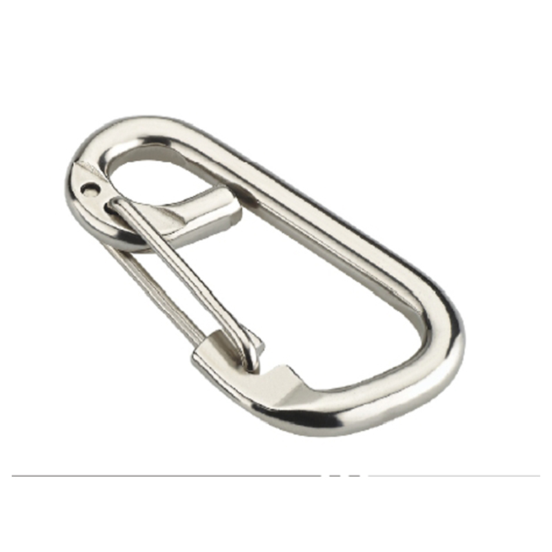 Bit-Shaped Snap Hook, Stainless Steel